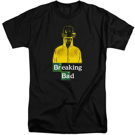 Breaking Bad Hazmat Unisex Adult Tall T Shirt,Hazmat, X-Large