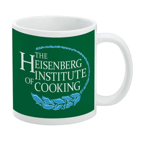 Breaking Bad Heisenberg Institute Ceramic Coffee Mug, Novelty Gift Mugs for Coffee, Tea and Hot Drinks, 11oz, White