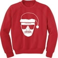 thumbnail image 1 of Breaking Bad Heisenberg Walter White Adult Red Christmas Sweatshirt, 1 of 1
