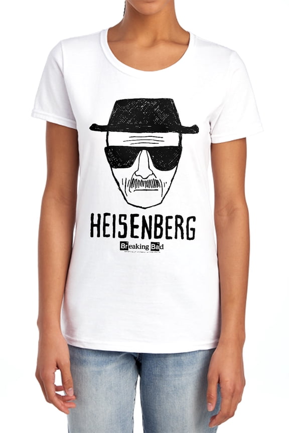Breaking Bad Heisenberg Women's T Shirt,Heisenberg, Medium