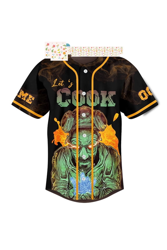 Breaking Bad Let s Cook I Am The Danger Personalized Baseball Jersey