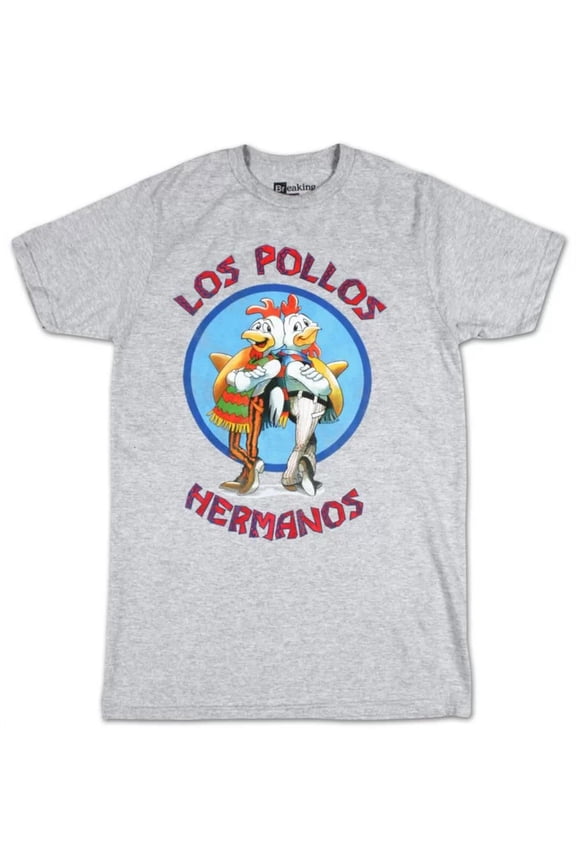 Breaking Bad - Los Pollos Hermanos Apparel T-Shirt - Grey