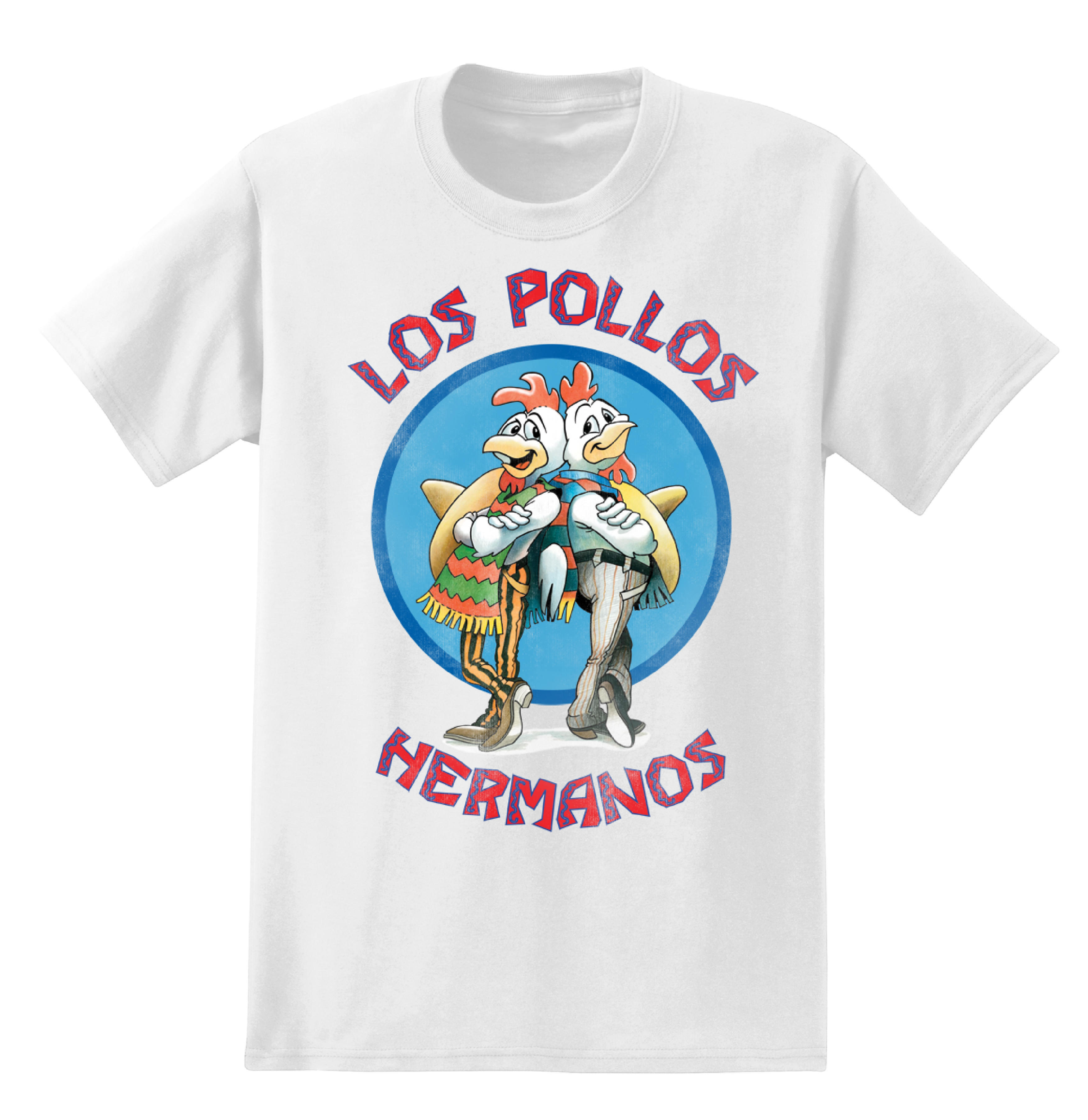 Men's Los Pollos Hermanos Graphic Dry Fit Mesh T-Shirt - Breathable Polyester Short Sleeve Tee For Summer, Gym, Casual