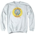 thumbnail image 1 of Breaking Bad Los Pollos Hermanos Unisex Adult Crewneck Sweatshirt,Los Pollos Hermanos White, 2X-Large, 1 of 1