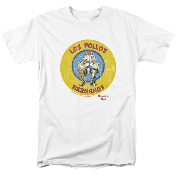 Breaking Bad Los Pollos Hermanos White Unisex Adult T-Shirt