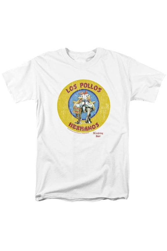 Breaking Bad Los Pollos Hermanos White Unisex Adult T-Shirt