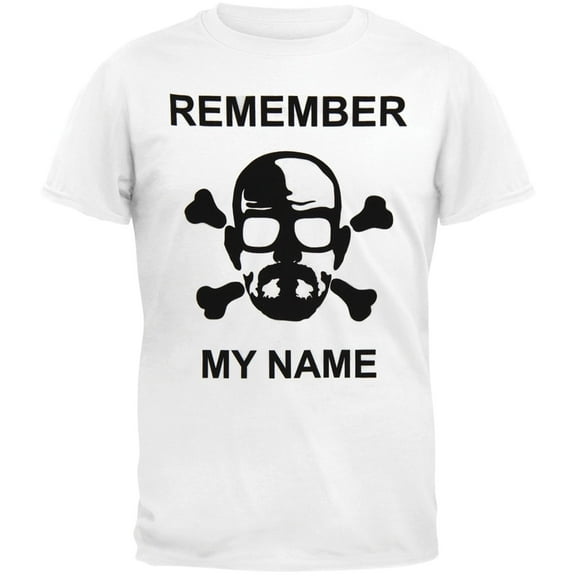 Breaking Bad - Remember My Name Crossbones T-Shirt - 2X-Large