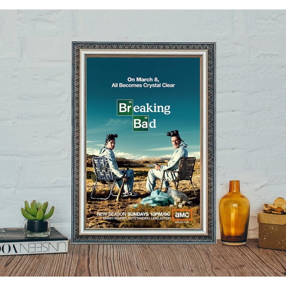 Breaking Bad Series Poster, Classic Movie Poster, Unframed Paper Poster 24x36in