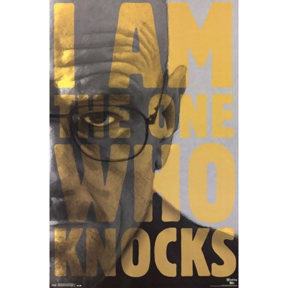 Breaking Bad - The One Who Knocks Close Up Poster Print (22 x 34)