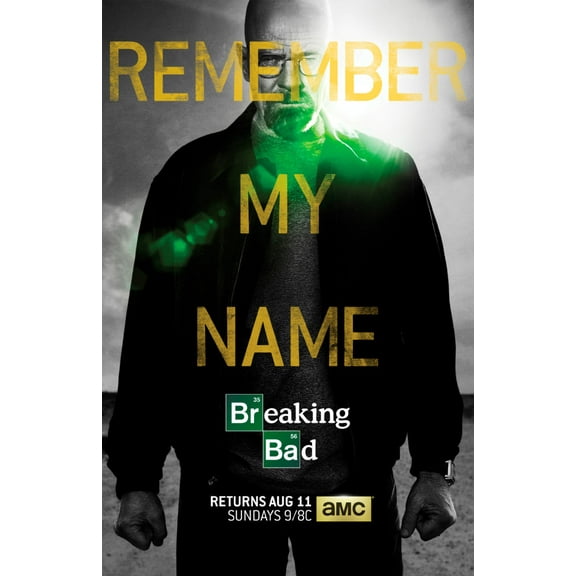 Breaking Bad poster 12x16 Print on Metal Sign 12in x 16in #154198 Square Adults Poster Time
