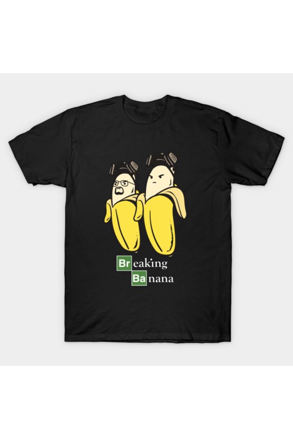 Breaking Banana Breaking Bad Andy Warhol Parody Chemistry Art Unisex T-Shirt, for men & women, up to size 5XL