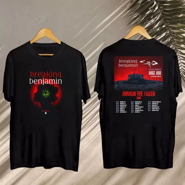 Breaking Benjamin 2025 Tour Shirt, Breaking Benjamin Awaken The Fallen Tour Shir