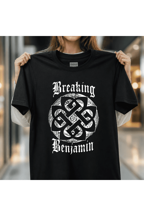 Breaking Benjamin Alternative Metal Post Grunge Rock Band Logo Unisex T-Shirt, S- 5XL