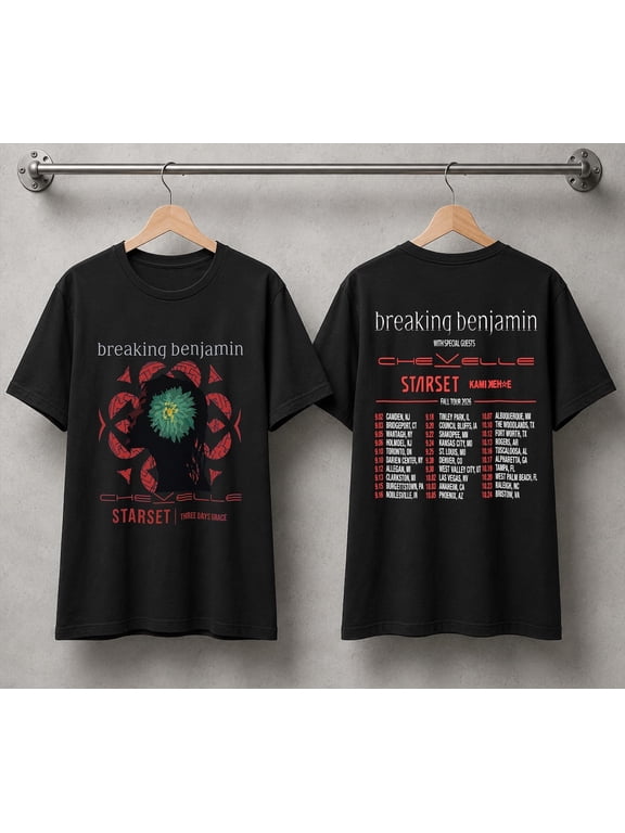 Breaking Benjamin Tour 2026 T-Shirt, Rock Band Tee For Fan