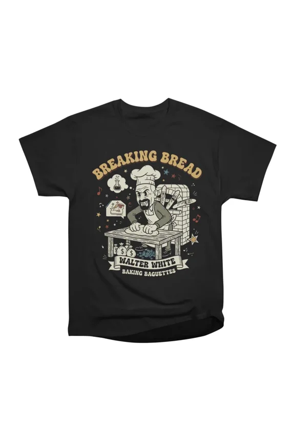 Breaking Bread Walter White T-Shirt Tee Gift For Him Merch For Her Apparel For Friend