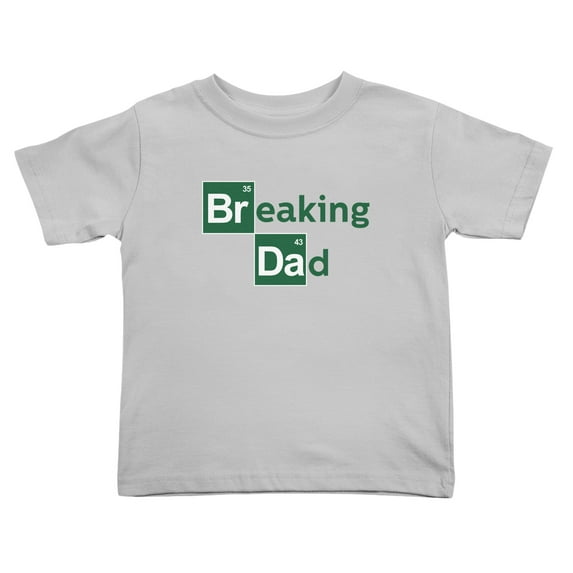 Breaking Dad Cute Toddler T Shirts for Boys Girls (Gray, Youth XL)