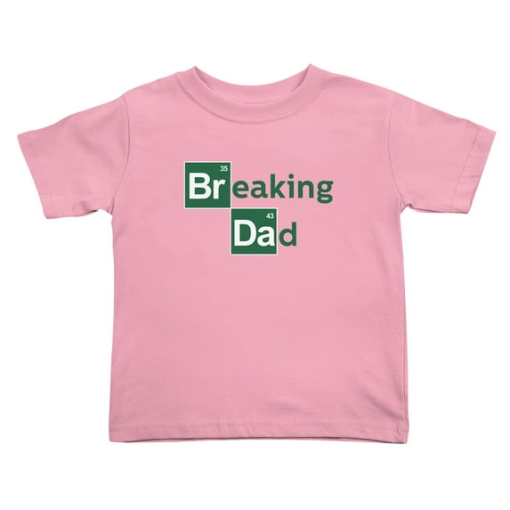 Breaking Dad Cute Toddler T Shirts for Boys Girls (Pink, Youth XL)