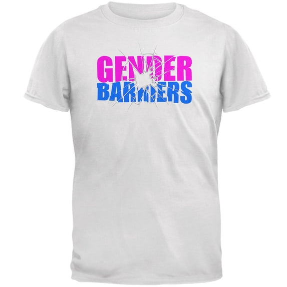 Breaking Down Gender Barriers Mens T Shirt White X-LG