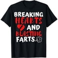 thumbnail image 1 of Breaking Hearts And Blasting Farts Valentines Day Funny Vday T-Shirt, 1 of 5
