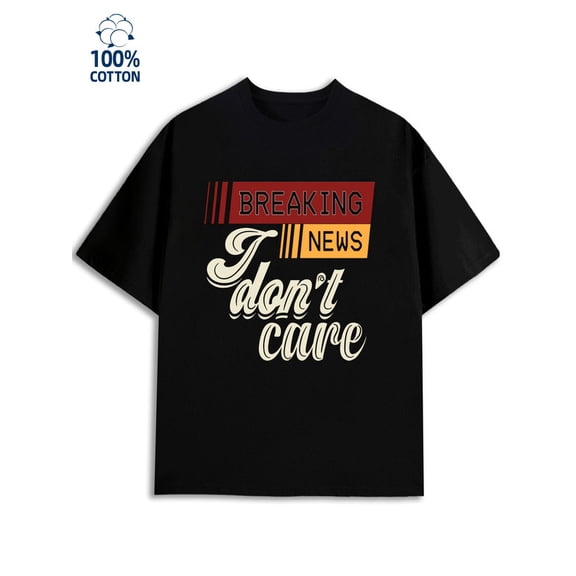 Breaking News Tee men 180G 100% Cotton black Unique Design Unisex Shirt Printed tshirts Unique Design Unisex Shirt Cotton tshirts Retro Unisex Shirt Printed tshirts Basic Unisex Shirt Graphic tshirts