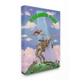 thumbnail image 1 of Breaking Par Funny Golf Cartoon Sports Design Super Oversized Stretched Canvas Wall Art by Gary Patterson, 1 of 6