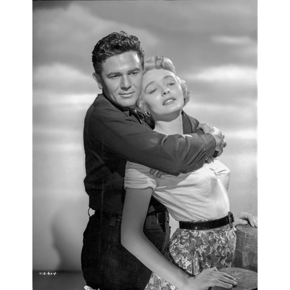 Breaking Point Man in Long Sleeve Polo and Lady in Printed Skirt Photo Print (24 x 30)