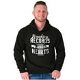 thumbnail image 1 of Breaking Records And Hearts Funny Hoodie Sweatshirt Women Men Brisco Brands L, 1 of 6