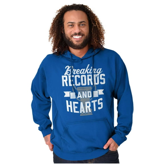Breaking Records And Hearts Funny Hoodie Sweatshirt Women Men Brisco Brands X