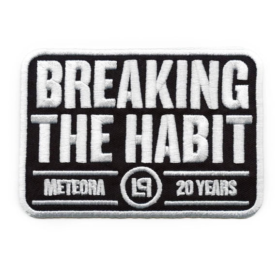 Breaking The Habit Patch Linkin Park Rock Band Embroidered Iron On