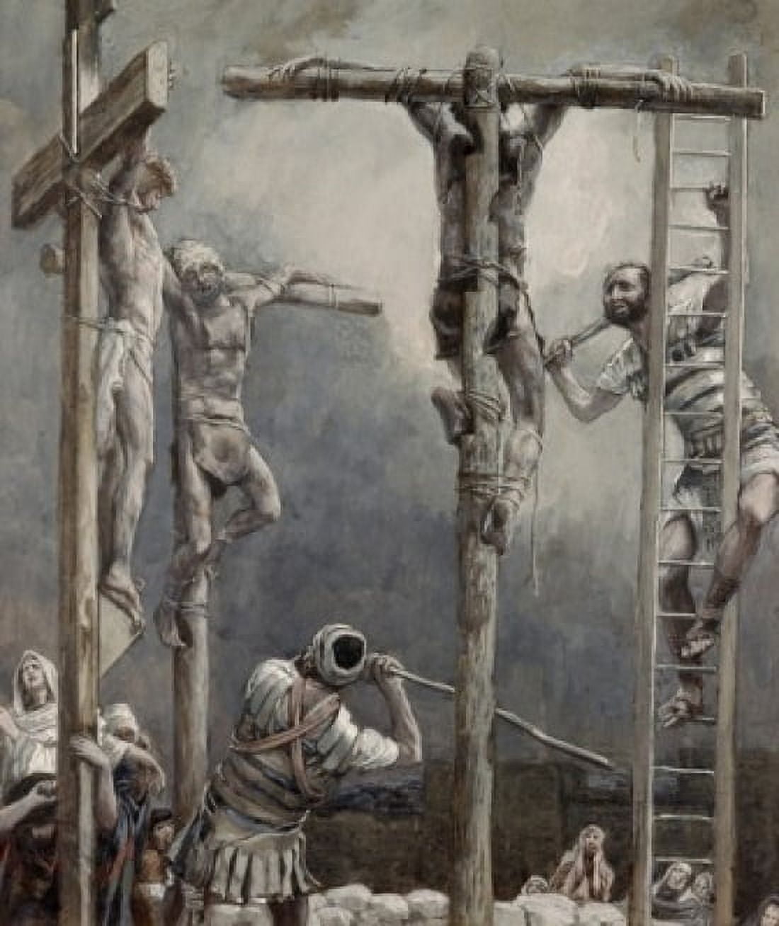 Breaking the Thieves Legs James Tissot (1836-1902French) Canvas Art - James Tissot (18 x 24)