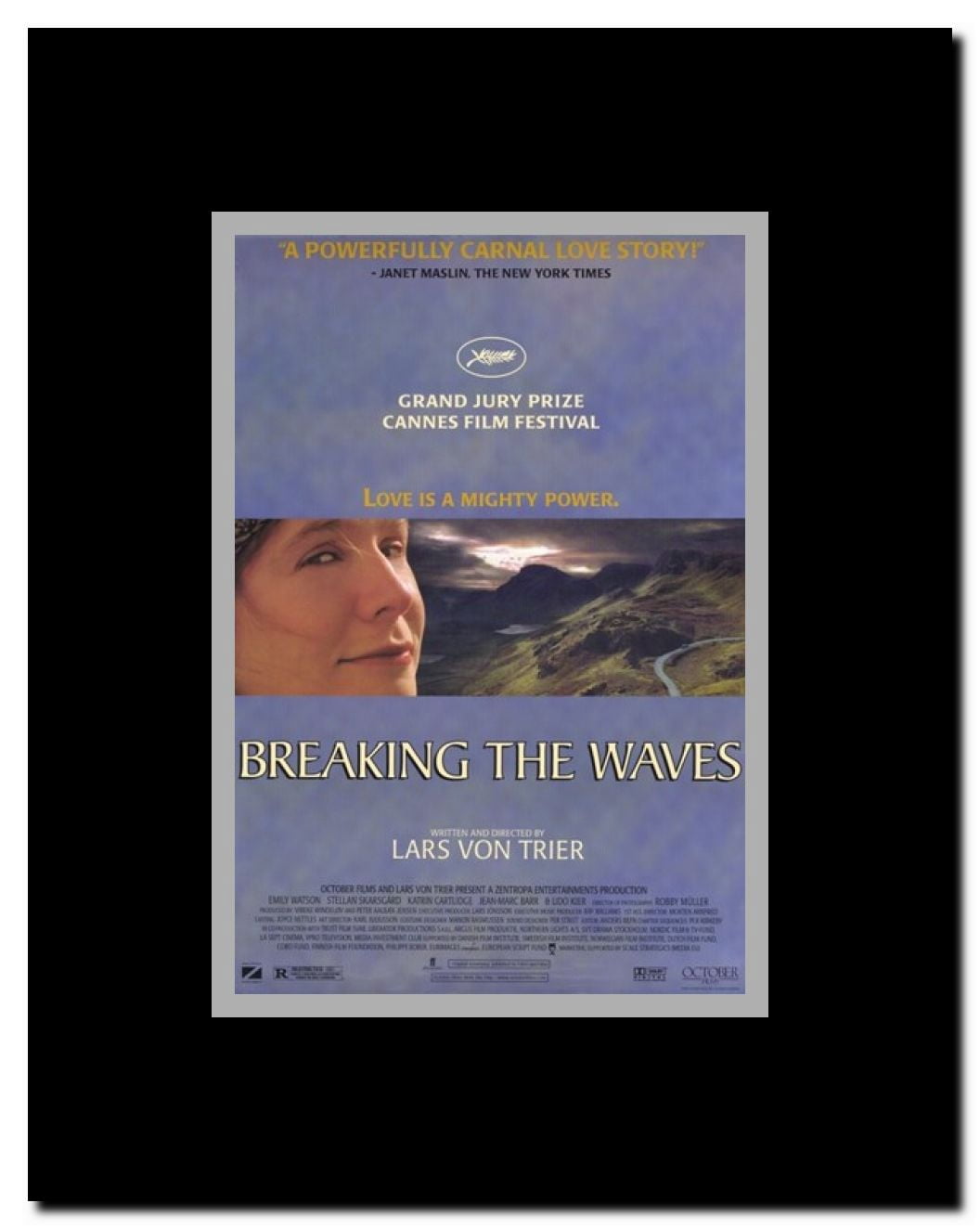 Breaking the Waves Framed Movie Poster