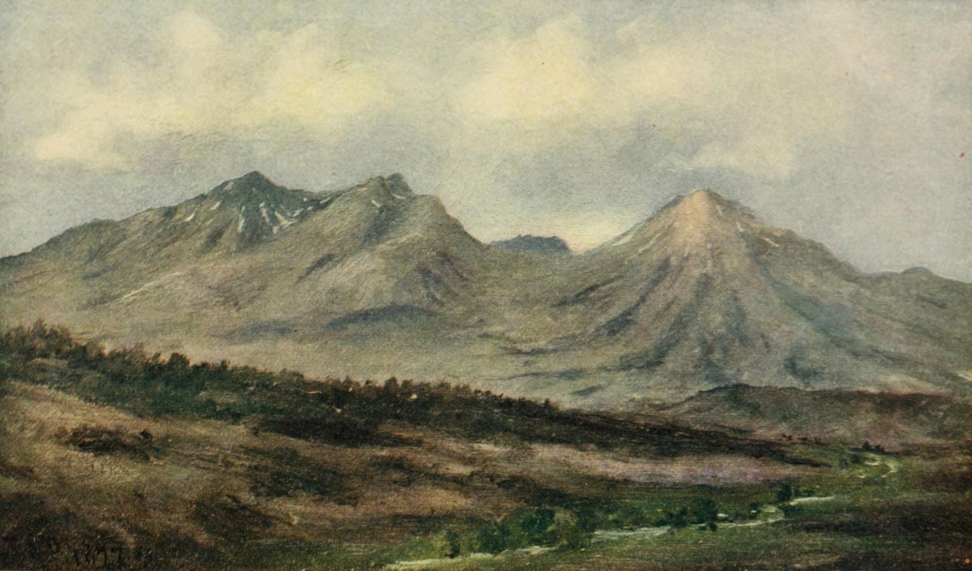 Breaking the Wilderness 1905 The Sierra Blanca Canvas Art - Unknown (18 x 24)