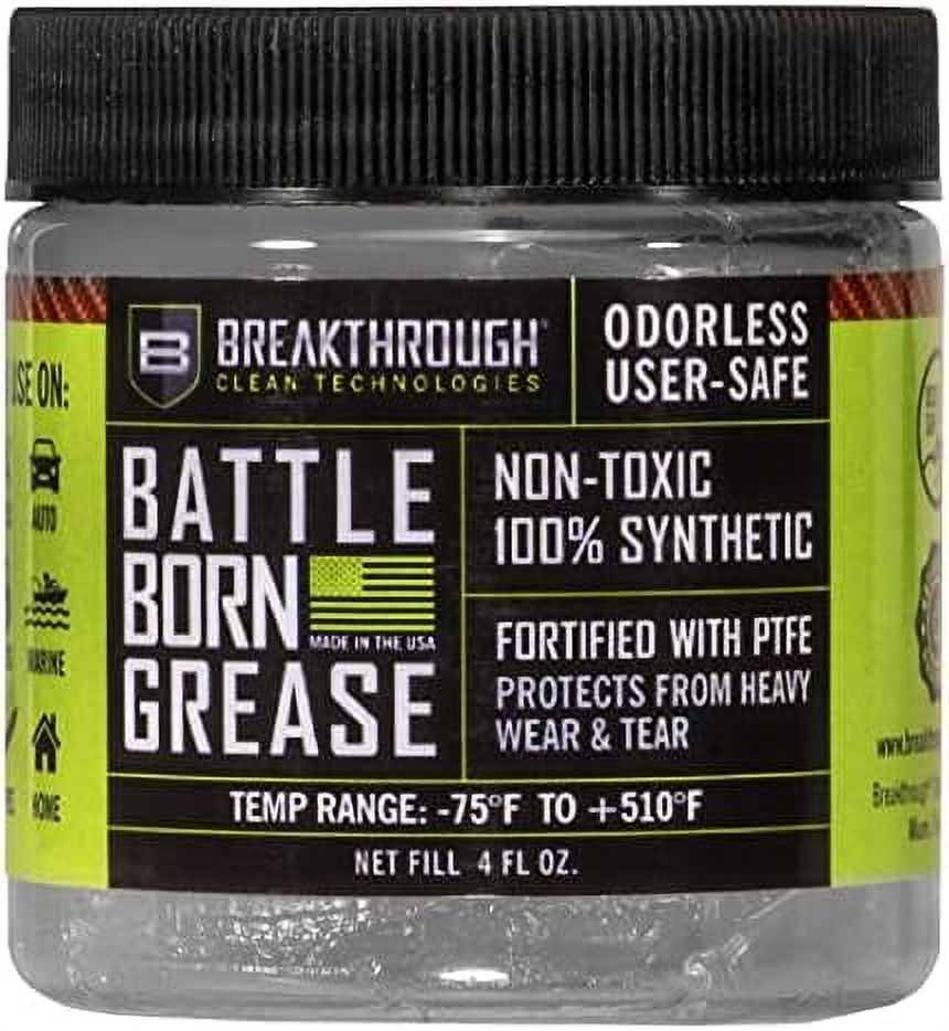 Breakthrough Born Gun Grease Gun Lubricant Fortified With PTFE Rust