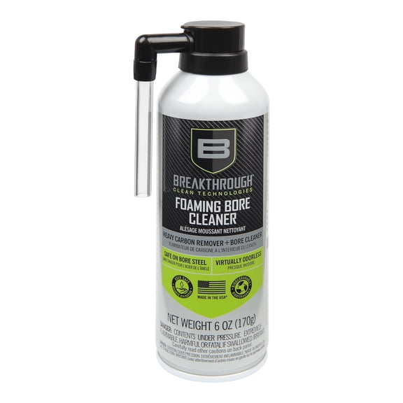 Breakthrough Clean Technologies Aerosol Foaming Bore Cleaner, 6Oz, Clear