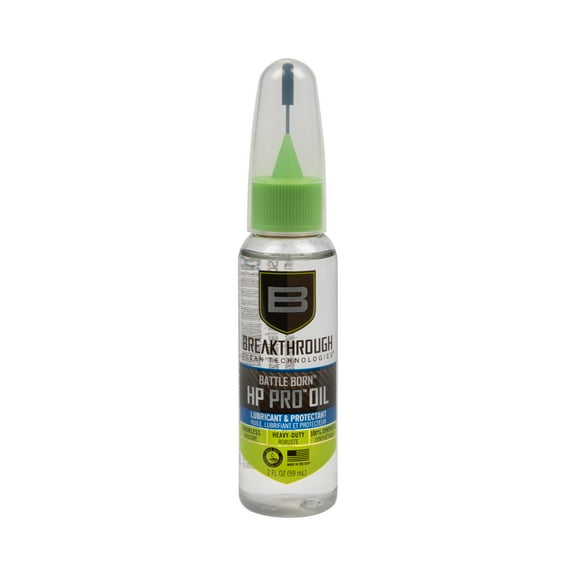 Breakthrough Clean Technologies Battle Born Hp Pro Lubricant & Protectant, 2oz Bottle & Needle Tip Applicator, Clear