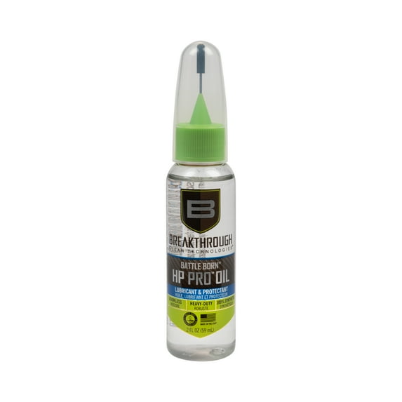 Breakthrough Clean Technologies® Battle Born Hp Pro Lubricant & Protectant, 2oz Bottle & Needle Tip Applicator, Clear