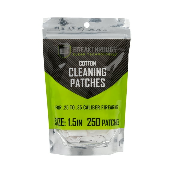 Breakthrough Clean Technologies® Cotton Cleaning Patches - 1.5in - 250pcs