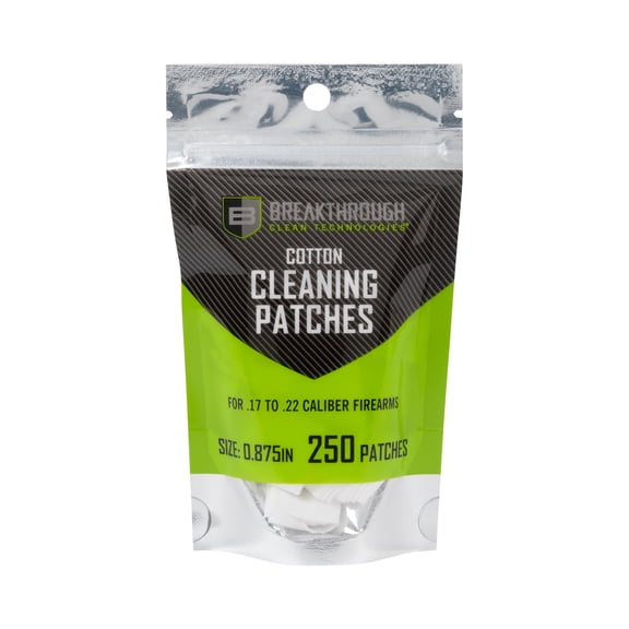 Breakthrough Clean Technologies® Cotton Cleaning Patches, 7/8in Square, 0.87" x 0.87", 250 Count