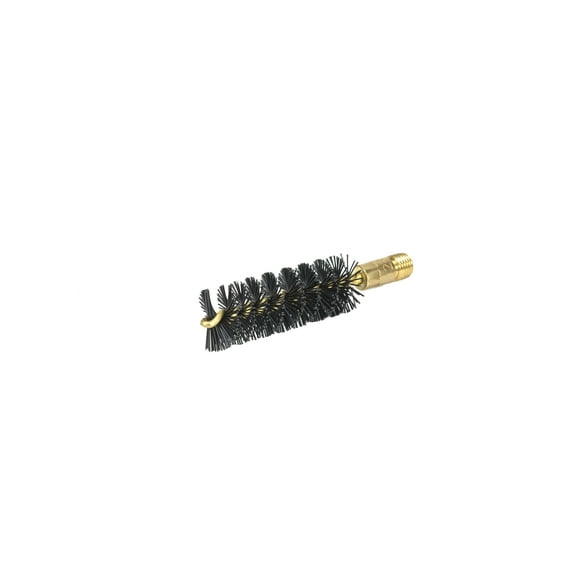 Breakthrough Clean Technologies Nylon Bristle Bore Brush, 28 Gauge, Brass Core, BT-28GNBB