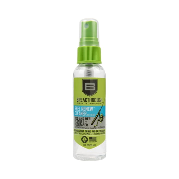 Breakthrough Clean Technologies Reel Renew Rod & Reel Cleaner, 2Oz Pump Spray Bottle