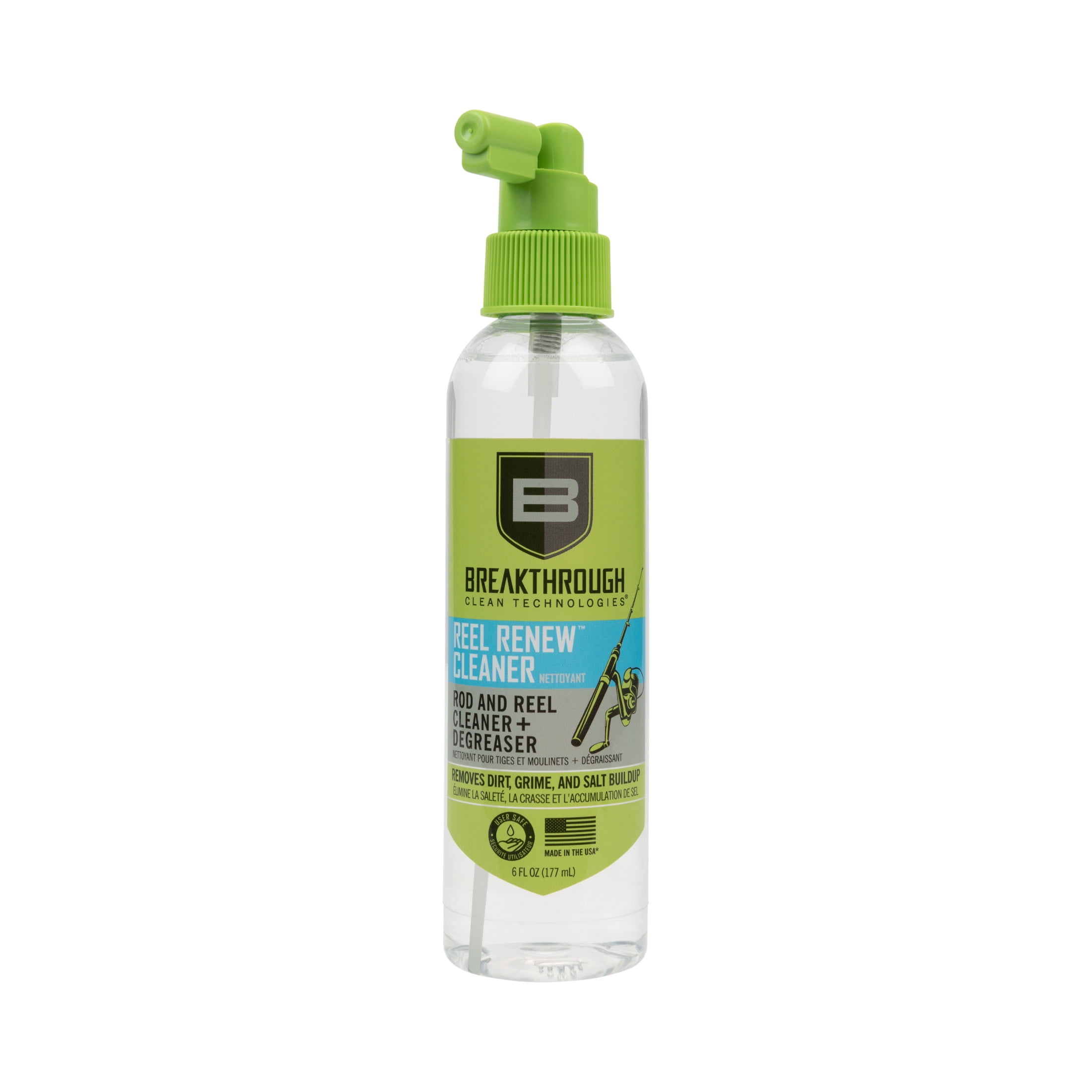 Breakthrough Clean Technologies® Reel Renew Rod & Reel Cleaner, 6Oz Pump Spray Bottle