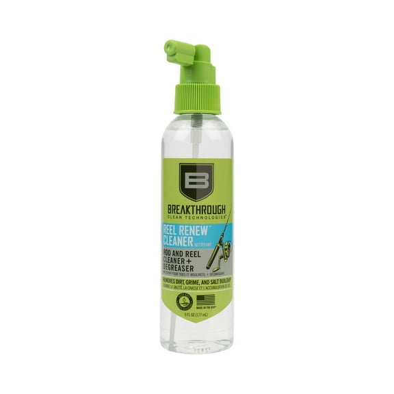 Breakthrough Clean Technologies Reel Renew Rod & Reel Cleaner, 6Oz Pump Spray Bottle