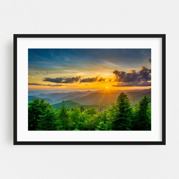 Breakthrough - North Carolina Photography Black Framed Wall Art Print 16 x 20 inches