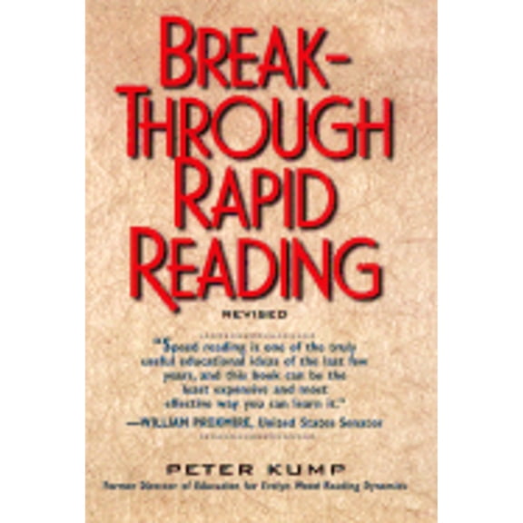 Pre-Owned Breakthrough Rapid Reading by Peter Kump (Hardcover), Textbooks, English