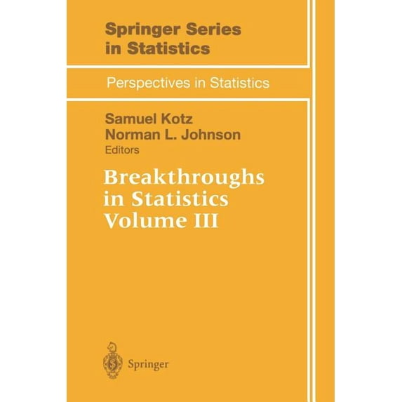 Breakthroughs in Statistics, (Paperback)