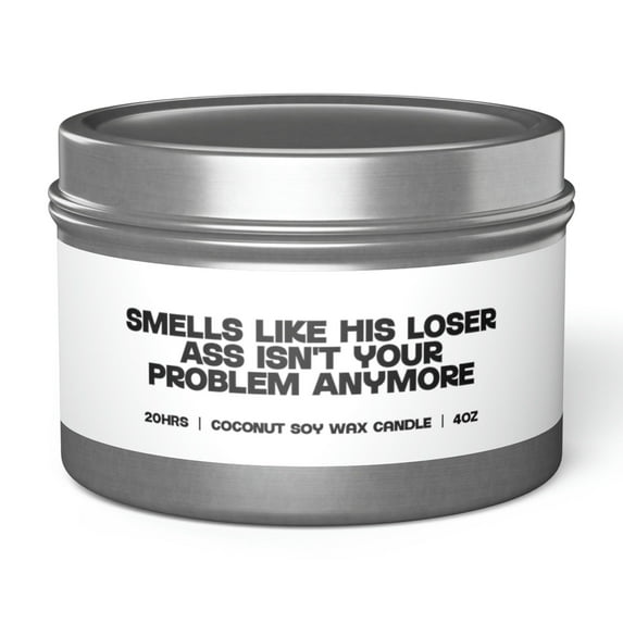 Breakup Divorce Best Friend Tin Candle Gift Decor Vanilla Coffee Scented