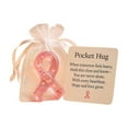 thumbnail image 1 of Breast Cancer Awareness Accessories， Ribbon Pocket Gift Resin Decorations Pocket Gifts，Breast Cancer Awareness Decoration, 1 of 2