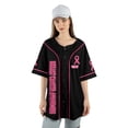 thumbnail image 1 of Breast Cancer Awareness Baseball Jersey, Custom Name Pink Ribbon Support Shirt, Breast Cancer Survivor Shirt, 1 of 9