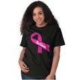 thumbnail image 1 of Breast Cancer Awareness Believe Women's Graphic T Shirt Tees Brisco Brands X, 1 of 5