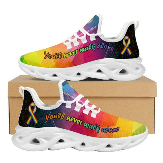 Breast Cancer Awareness Brand Design Shoes for Women Wear Resistance Running Sneakers Unisex Non-Slip Mesh Sport Outdoor Tennis